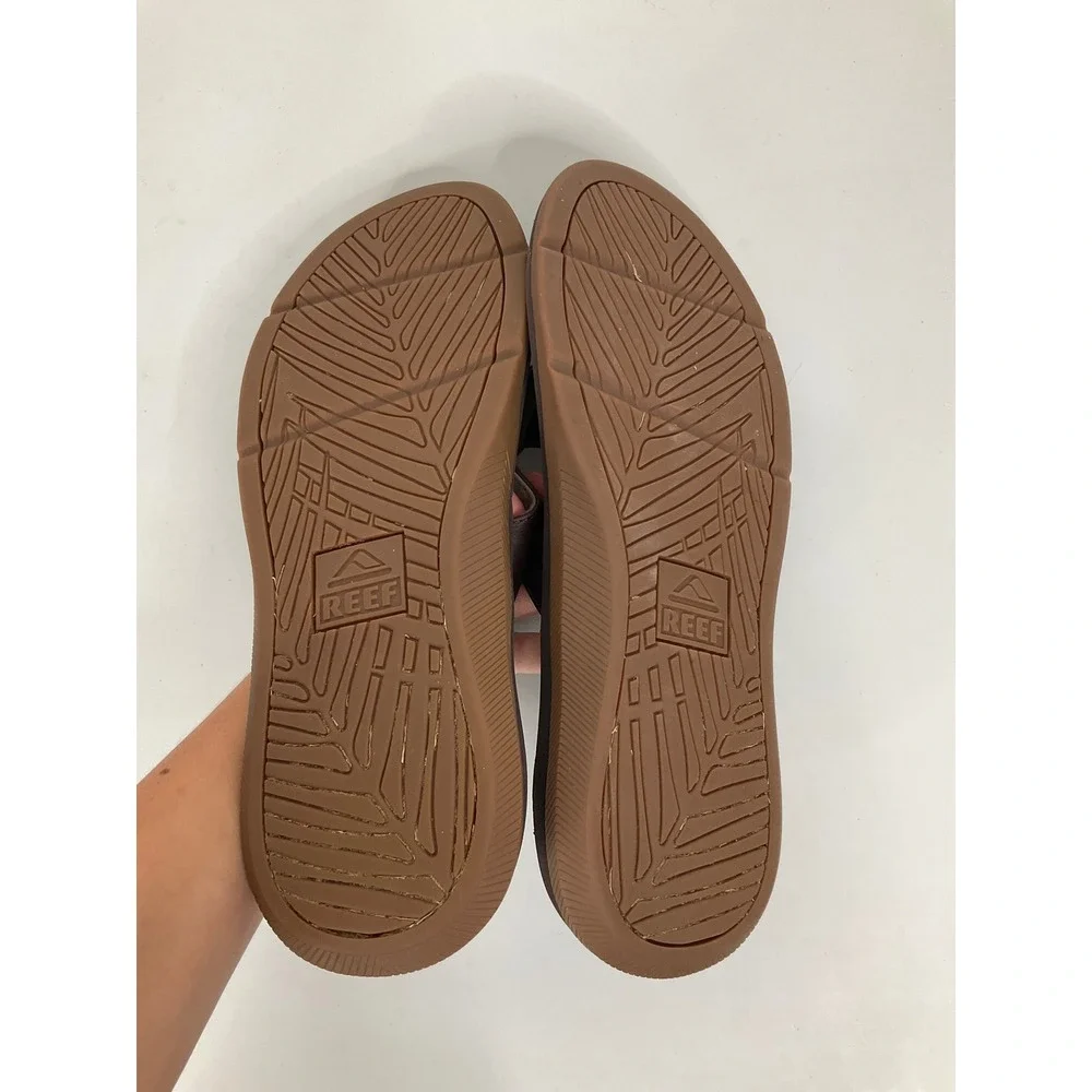Reef Santa Ana Mens Brown Flip Flop Sandals Size 12 Water Friendly Thong Shoes